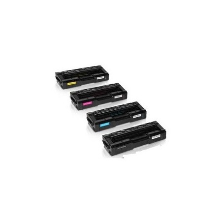 Compatibile Toner per Ricoh Aficio SP c252 ciano 407532 4000 pag.