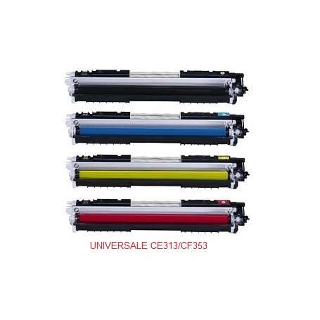 Compatibile Toner Universale per HP CE313A CF353A CANON 729 MAGENTA 950pag.