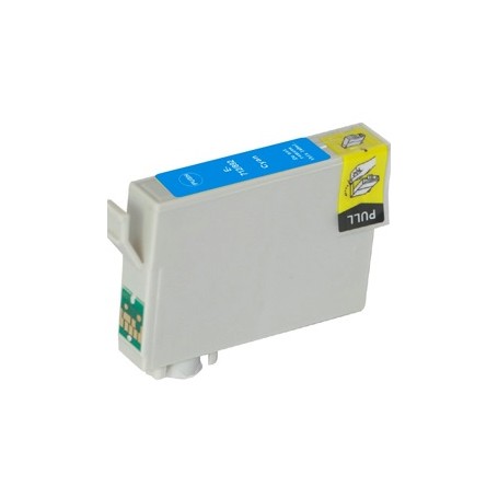 Compatibile Cartuccia per Epson T0712 T0892 ciano con scocca grigio