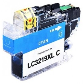 Compatibile chip aggiornato Cartuccia compatibile per Brother LC-3219 ciano 1500pag.